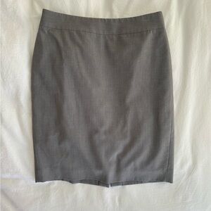 JCrew Grey Pencil Skirt